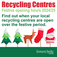 Festive opening hours at Recycling centres